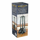 BLACKMOOR HOME 6PCS GREY NON-SCRATCH UTENSIL SET