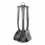 BLACKMOOR HOME 6PCS GREY NON-SCRATCH UTENSIL SET