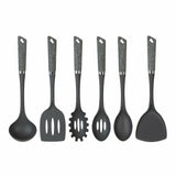 BLACKMOOR HOME 6PCS GREY NON-SCRATCH UTENSIL SET