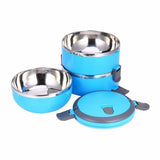 3 LAYER STAINLESS STEEL LUNCH BOXES