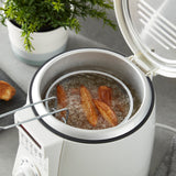 PRESTO BY TOWER WHITE COMPACT 1L DEEP FRYER