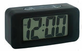 ACCTIM BLACK VIVO SILICONE LCD LARGE NUMBER ALARM CLOCK