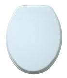WOODEN STANDARD TOILET SEAT WITH STAINLESS STEEL SILVER FITTINGS