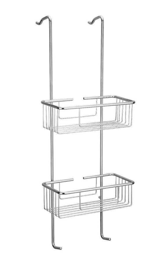 BLUE CANYON 3 TIER LAZZIO STAINLESS STEEL OVER SCREEN SHOWER CADDY