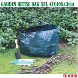 KINGFISHER 55L GARDEN REFUSE BAG WITH HANDLES