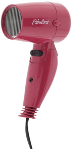 PINK FABULOUS COMPACT TRAVEL HAIR DRYER