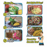 HEALTHY FOOD PORTIONS CONTAINER SET