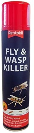 RENTOKIL FAST ACTING FLY AND WASP KILLER SPRAY