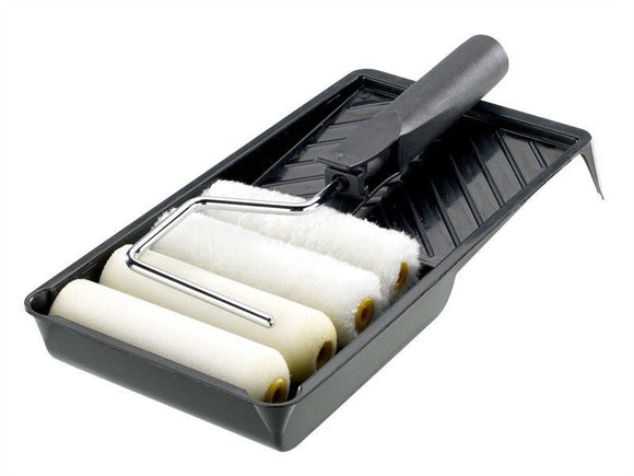 STANLEY 100MM PAINT ROLLER KIT WITH 4 SLEEVES