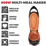 TOWER COMPACT NON-STICK BLACK MULTI MEAL MAKER