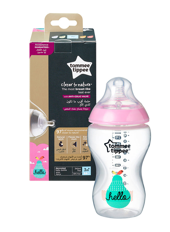 TOMMEE TIPPEE CLOSER TO NATURE 340ML BOTTLE
