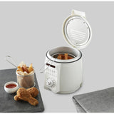 PRESTO BY TOWER WHITE COMPACT 1L DEEP FRYER