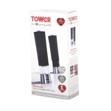 TOWER ELECTRIC SALT AND PEPPER MILL SET