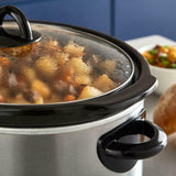 TOWER STAINLESS STEEL 5.5L SLOW COOKER