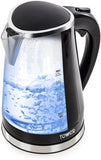 TOWER BLACK LED COLOUR CHANGING 1.7 LITRE KETTLE